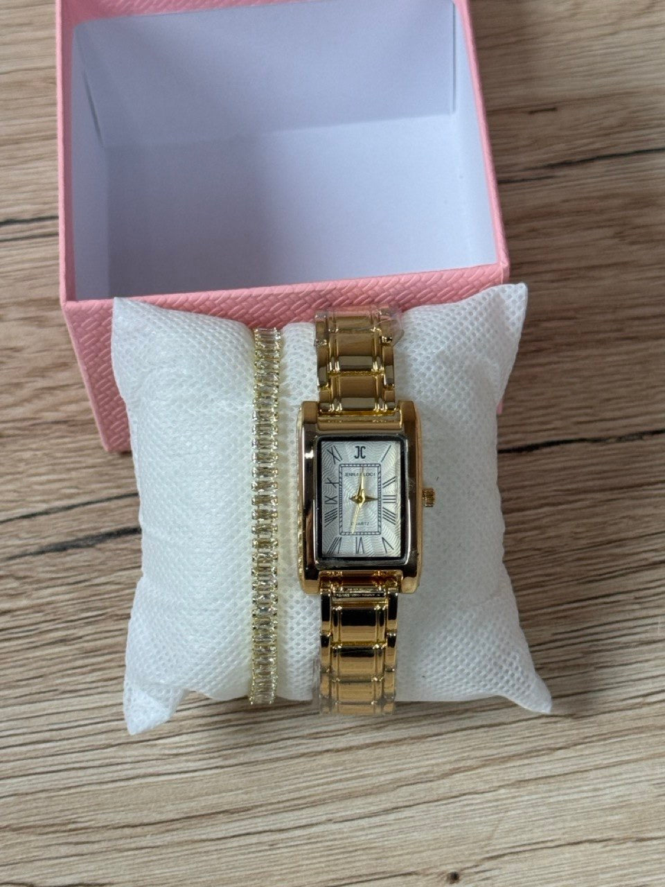 Jenna watch + Bracelet (white)