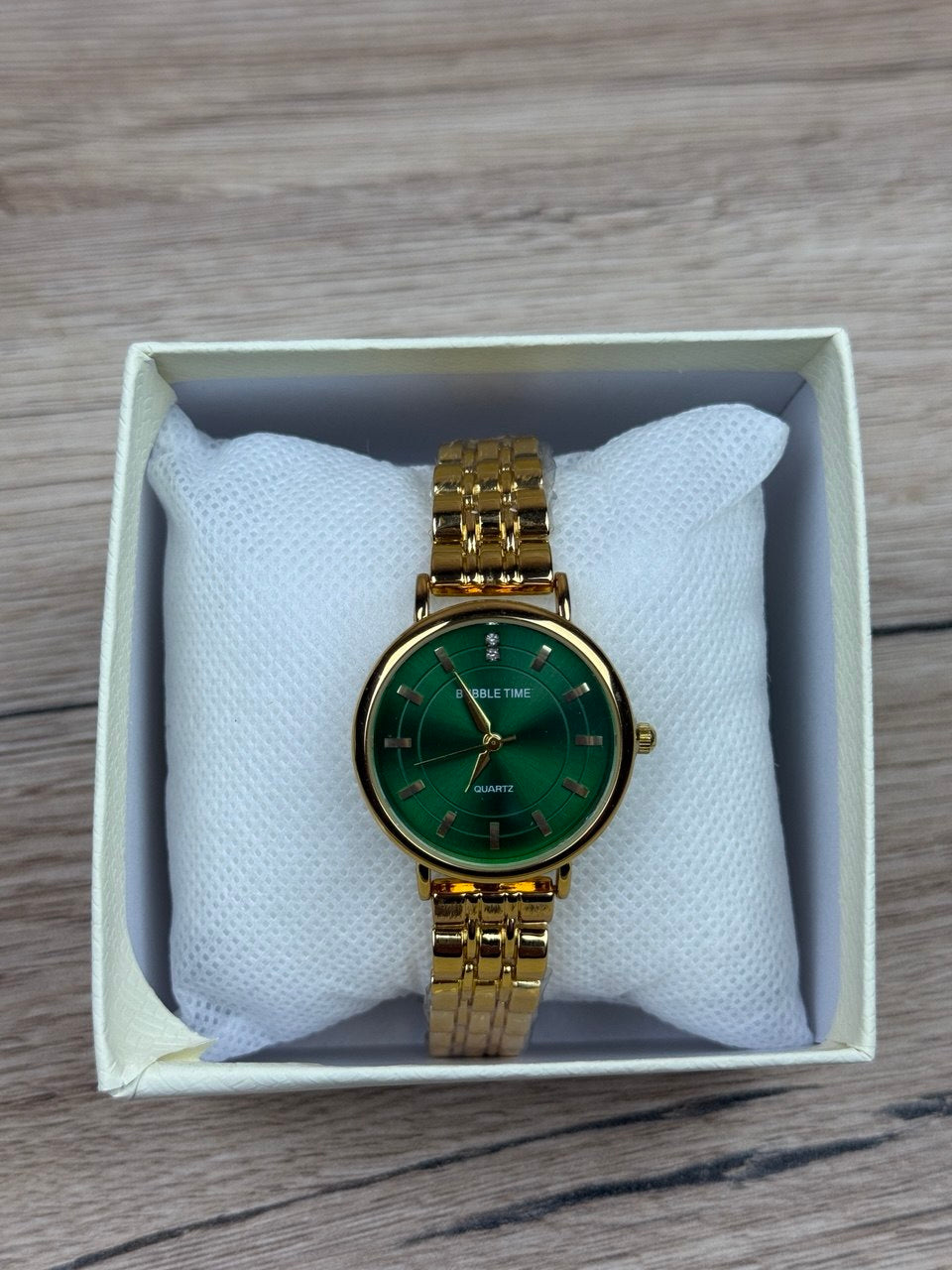 Bubble Time Watch + Wallet (Green)
