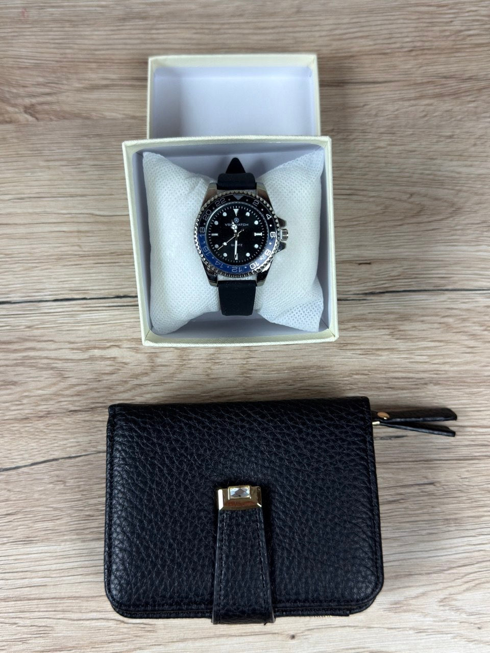 VSH Watch + Wallet (Black)