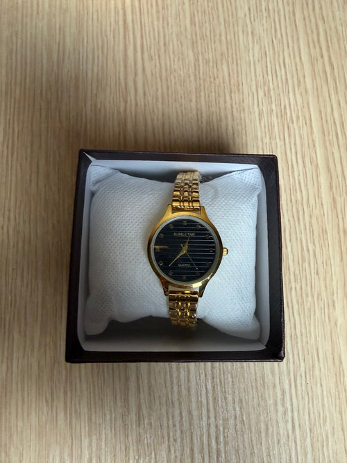 Bubble Time Watch + Wallet (Black)